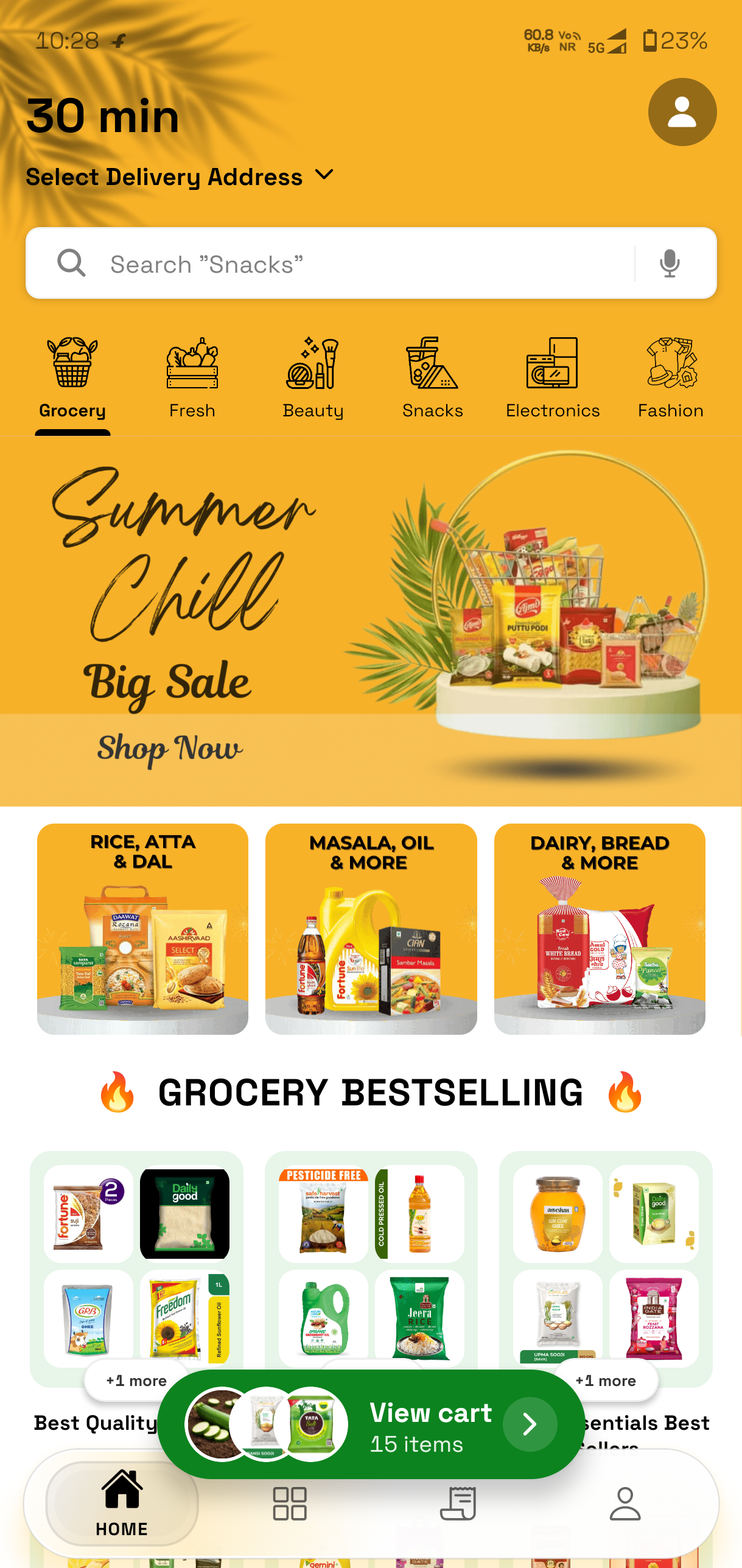 Grocery screenshot 1